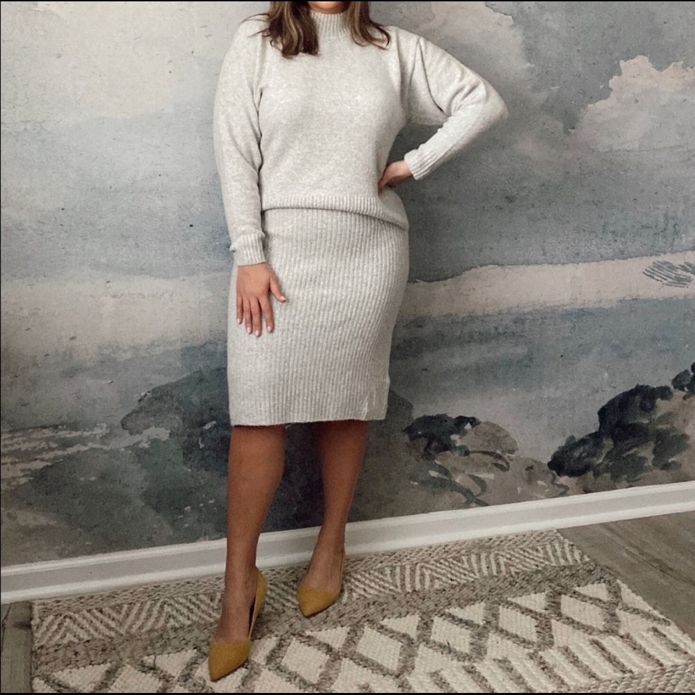 Grey sweater size large